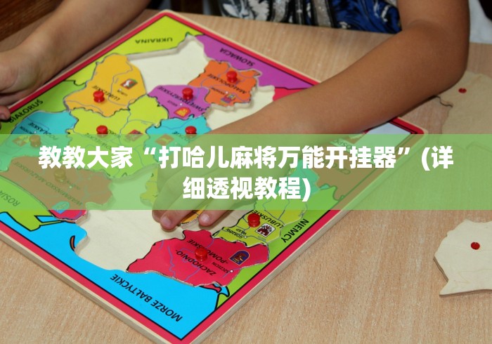 科普一下决胜麻将挂怎么弄	”(太坑了果然有挂)