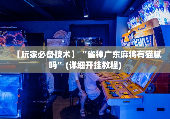 【玩家必备技术】“雀神广东麻将有猫腻吗”(详细开挂教程)